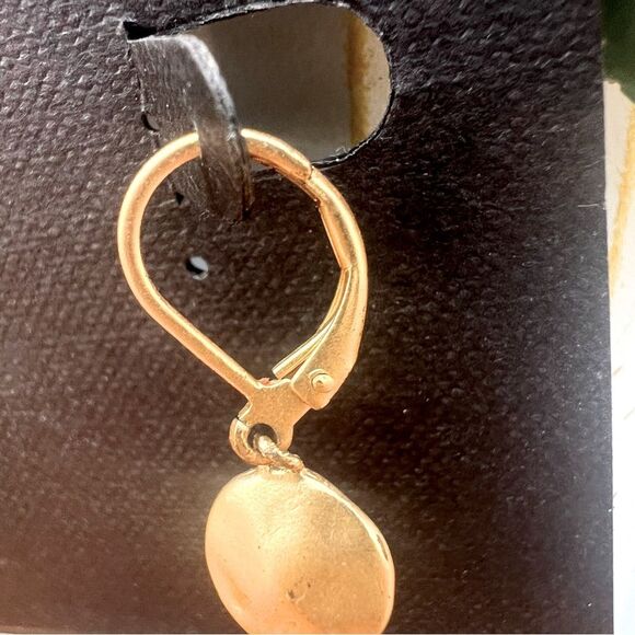 Cookie Lee Matte Gold Tone Beaded Boho Earrings - Picture 9 of 10